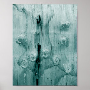 Coola Wood Grain Knot Struktur Poster