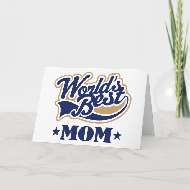 Coola World's Best Mamma Gift Kort (Framsida)