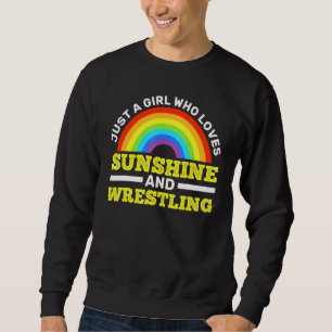Coola Wrestling Sunshine Wrestle Sports Women Wres Lång Ärmad Tröja
