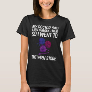 Coola Yarn För manar Women Crocheter Sticka Knitti T Shirt