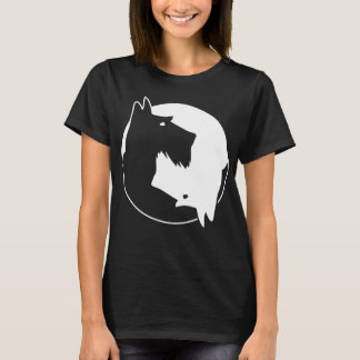 Coola Yin Yang Hund tröja - Cute Scottish Terrier