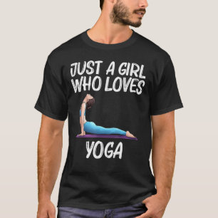 Coola Yoga för flickbarn Yogi fysisk träning hos f T Shirt