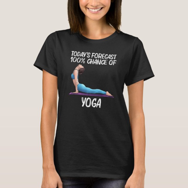 Coola Yoga För manar kvinnor Yogi Fysisk träning T Shirt (Framsida)