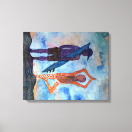 Coola yoga Surfa Sunset Single Print Canvastryck