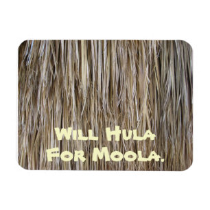 Coola Yta_Handflatan Träd Hair_Hula Skirt Magnet
