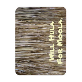 Coola Yta_Handflatan Träd Hair_Hula Skirt Magnet