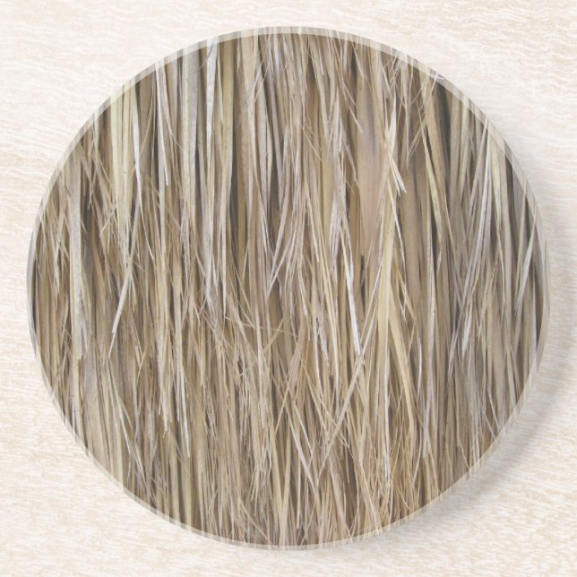 Coola Yta_Handflatan Träd Hair_Hula Skirt Underlägg Sandsten (Framsidan)