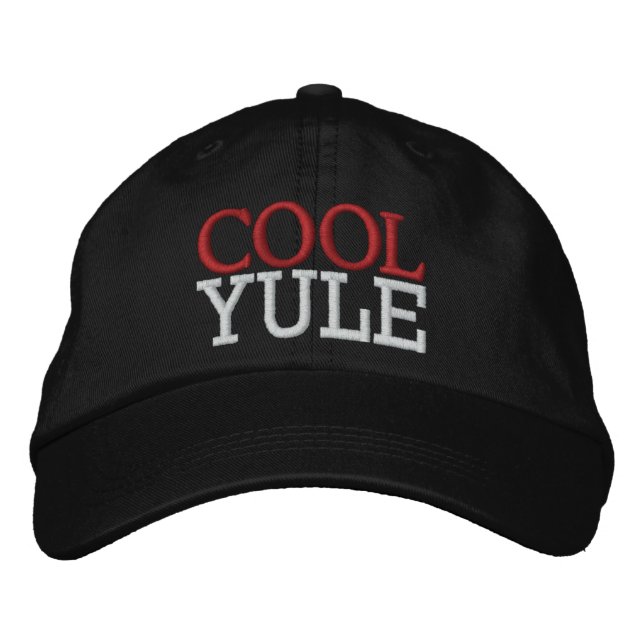 Coola Yule Cap av SRF Broderad Keps (Framsida)