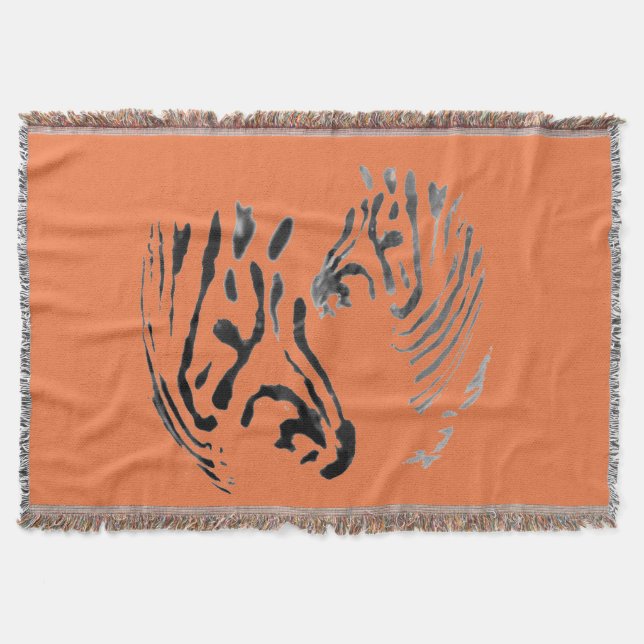 Coola Zebra Animal Print Monochrome Mysfilt (Framsidan)
