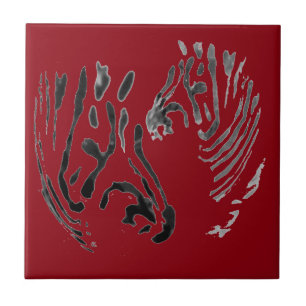 Coola Zebra Art Wildlife Kakelplatta