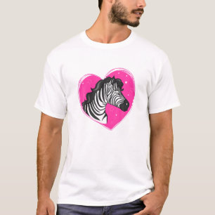 Coola Zebra Fuuny Hipster Zebra Animals Älskare He T Shirt