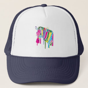 Coola Zebra Graffiti Spray Drip Paint Animal Lover Keps