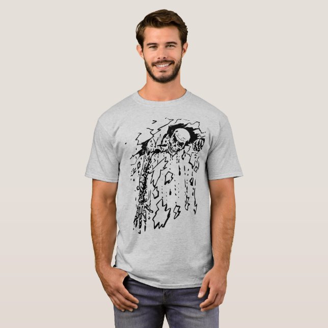 Coola Zombie Crash Shirt Tee Shirt (Hel framsida)