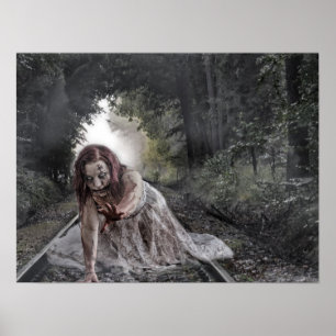 Coola Zombie Girl Poster
