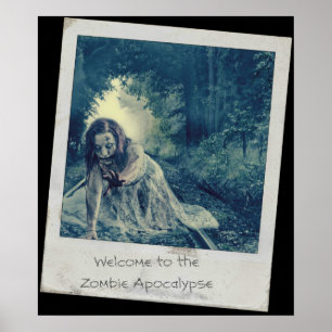 Coola Zombie Girl Poster