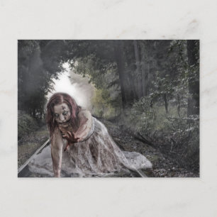 Coola Zombie Girl Vykort