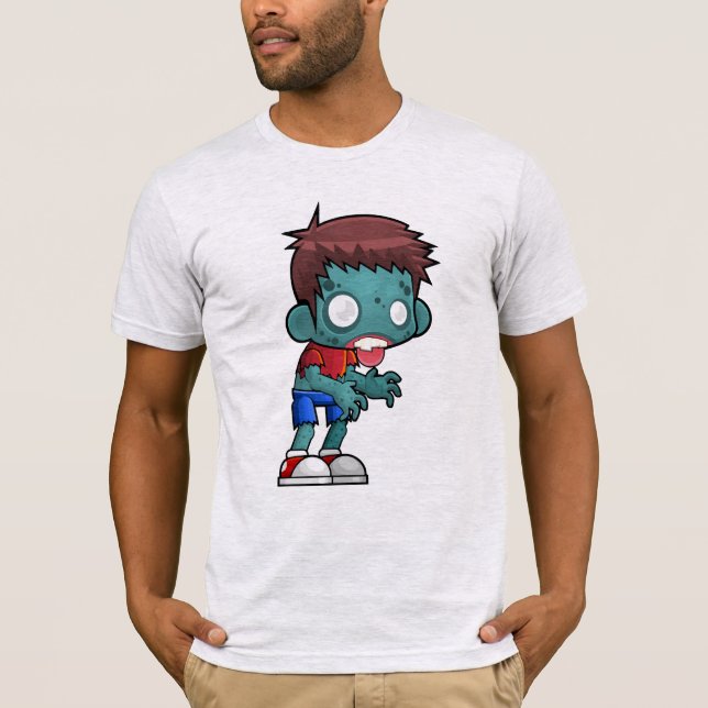 Coola Zombie Guy Creepy Cute Tee (Framsida)