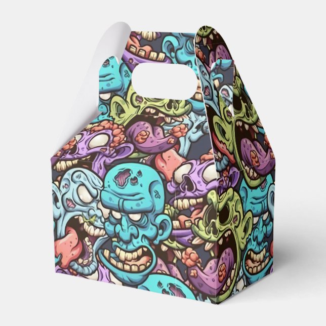 coola zombie Halloween fest Presentaskar (Framsidan Sidan)