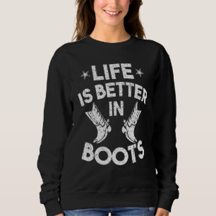 Coolan är bättre i Boots Land Cowgirl T Shirt