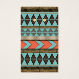 Coolan Aztec Mönster, handgjorda Visningar Visitkort