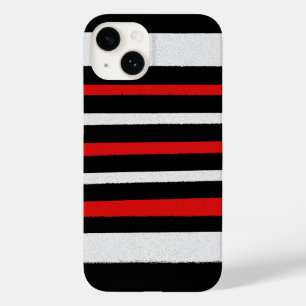 Coolan Black White Red Rand Simple Mönster