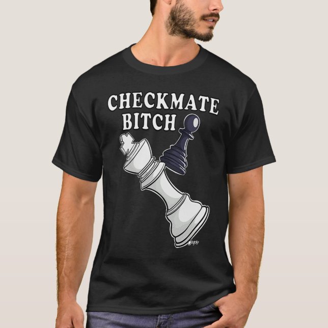 Coolan CHECKMATE Pawn CHECKMATE T Shirt (Framsida)