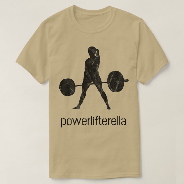 Coolan DeadliftDay Powerlift Retro Gym för kvinnli T Shirt (Design framsida)