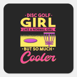 Coolan Disk Golf är Fyrkantigt Klistermärke