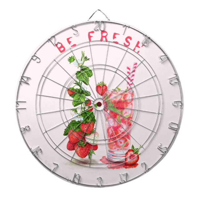 Coolan Drink Frukt Dart Board Darttavla (Framsidan)