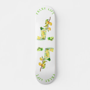 Coolan Drink Lemonade Party, färsk Lemon Juice Mini Skateboard Bräda 18,5 Cm