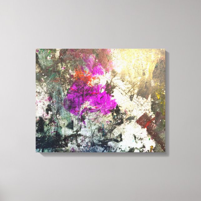 Coolan Färgfärg Stänk Canvas (Framsida)