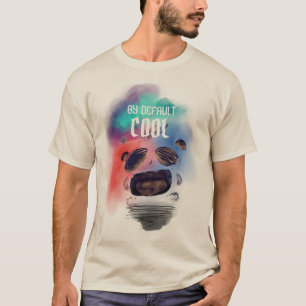Coolan Färgvattenfärgspanda Sketck som standard T Shirt