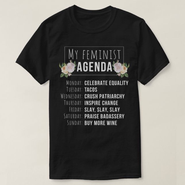 Coolan Feministisk feminism T Shirt (Design framsida)