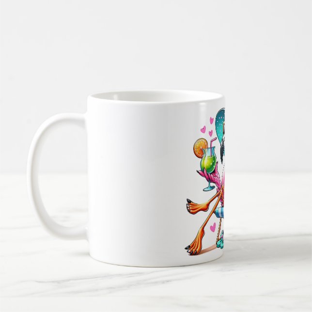 Coolan Flamingo Sommar Kaffemugg (Vänster)
