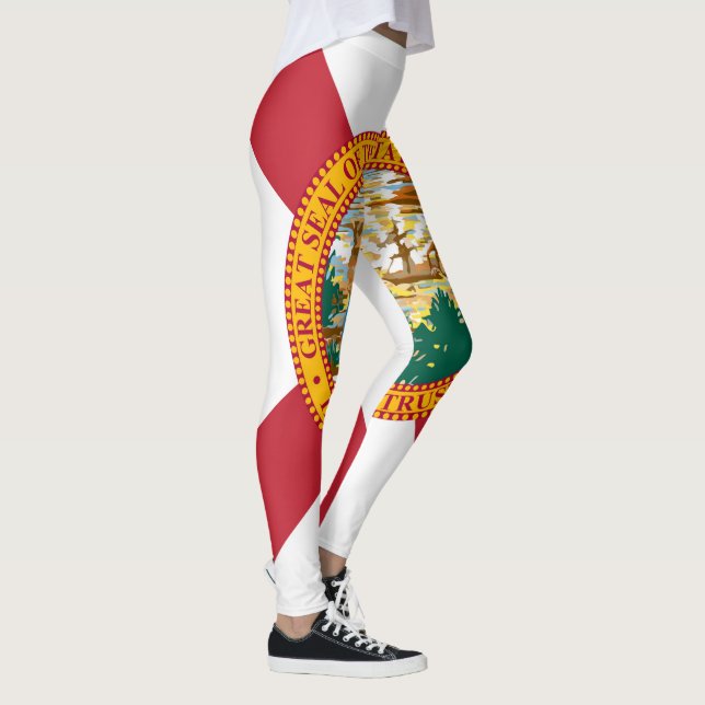 Coolan Florida Flagga Mode Leggings (Höger)