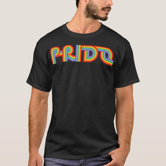 Coolan för Flagga av regnbåge i HBT TQ Gay pride,  T Shirt (Framsida)