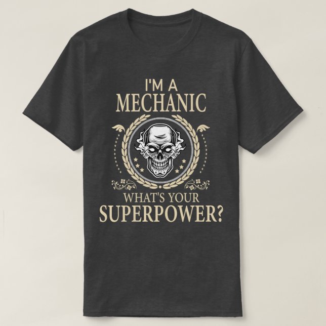 Coolan för Funny Mechanic Fantastisk T Shirt (Design framsida)