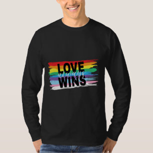Coolan för Pride av hbt-QIA Kärlek vinner alltid r T Shirt