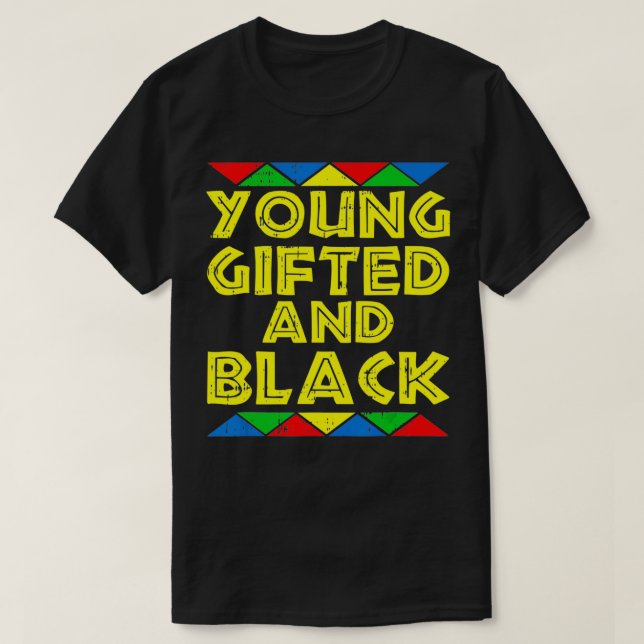 Coolan för Unga gåvor och svart historia i Afrika  T Shirt (Design framsida)