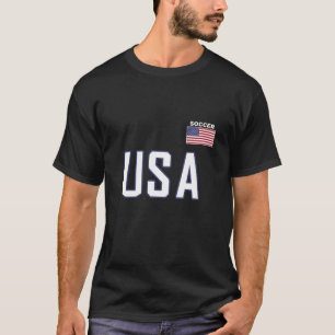 Coolan Futbol Equipment Manar Wom, USA flagga, fot T Shirt
