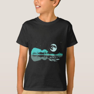 Coolan Guitar Guitar Reflection of Night Sjö T Shirt
