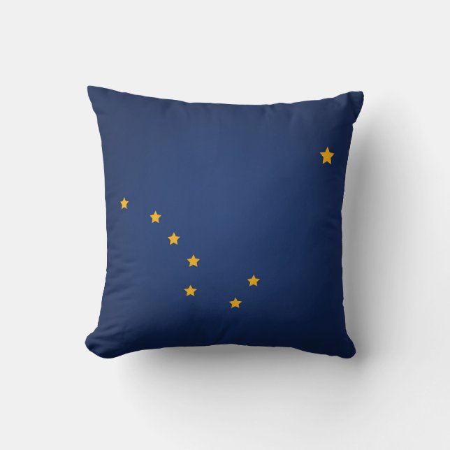 Coolan i Alaska Flagga Kudde (Framsida)