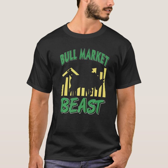 Coolan Investor för Beast på Bull T Shirt (Framsida)