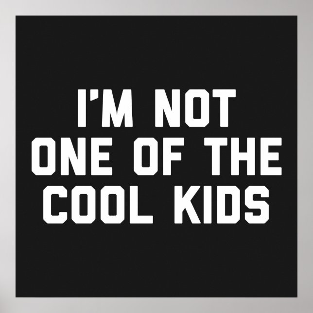 Coolan Kids Funny Quote Poster (Framsidan)
