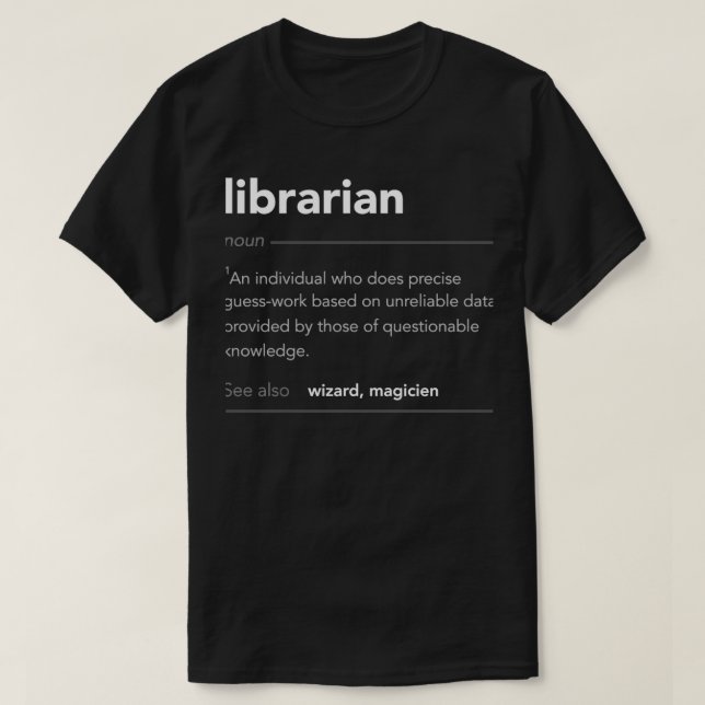 Coolan Libb -  för det finstilta biblioteket Gift  T Shirt (Design framsida)