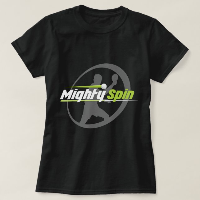 Coolan MightySpin Ping Pong Tee Bord Tennis (Design framsida)
