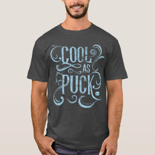 Coolan namn & Number Back Print som Puck Hockey Te T Shirt