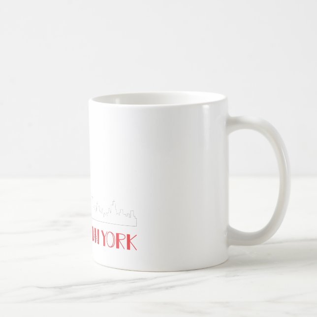 Coolan New-York, staty-of-Liberty Kaffemugg (Höger)