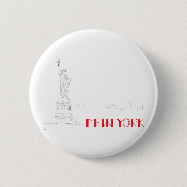Coolan New-York, staty-of-Liberty Knapp (Framsida)