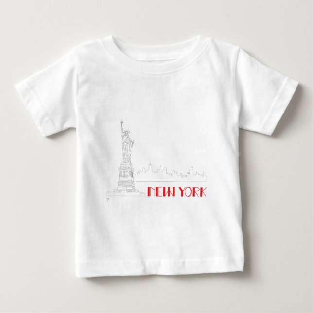 Coolan New-York, staty-of-Liberty T-shirt (Framsida)